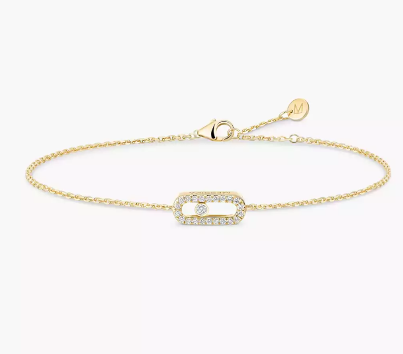 [Luxery]MS CARES FULL DIAMOND BRACELET