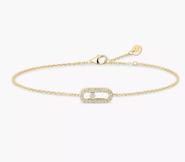 [Luxery]MS CARES FULL DIAMOND BRACELET