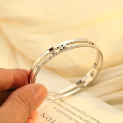 [Luxery]Move Romane Diamond Bangle Bracelet