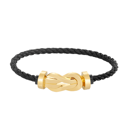 [Luxery]CHANCE LARGE 8 FIGURE BUCKLE NO DIAMOND BRACELET GOLD