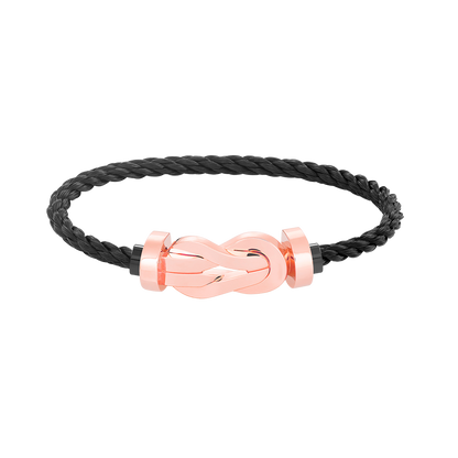 [Luxery]CHANCE LARGE 8 FIGURE BUCKLE NO DIAMOND BRACELET ROSE GOLD