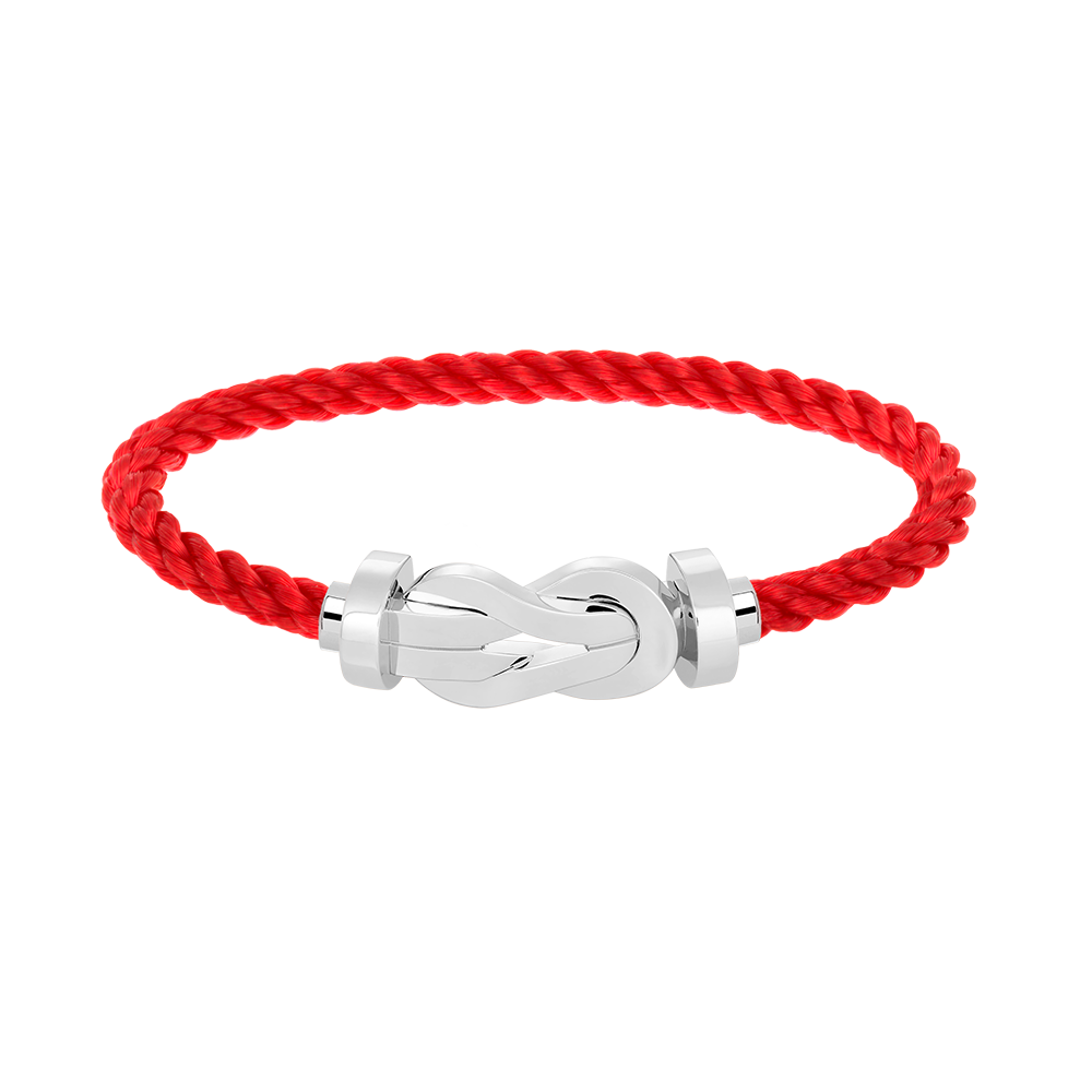 [Luxery]CHANCE LARGE 8 FIGURE BUCKLE NO DIAMOND BRACELET SILVER