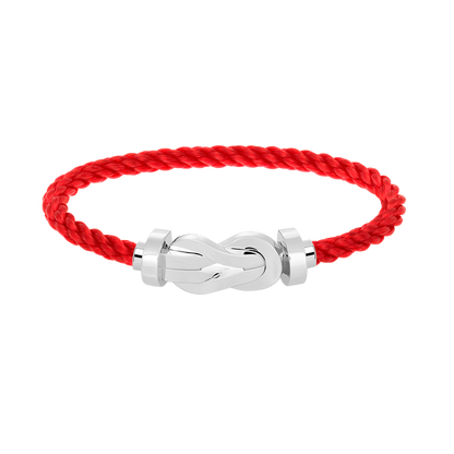 [Luxery]CHANCE LARGE 8 FIGURE BUCKLE NO DIAMOND BRACELET SILVER