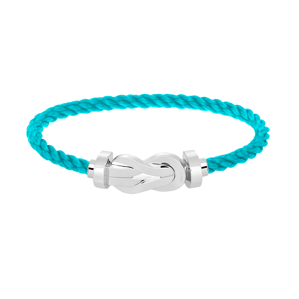 [Luxery]CHANCE LARGE 8 FIGURE BUCKLE NO DIAMOND BRACELET SILVER