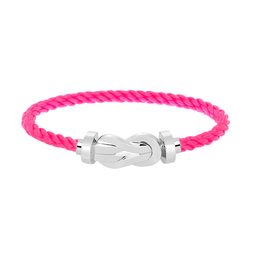 [Luxery]CHANCE LARGE 8 FIGURE BUCKLE NO DIAMOND BRACELET SILVER