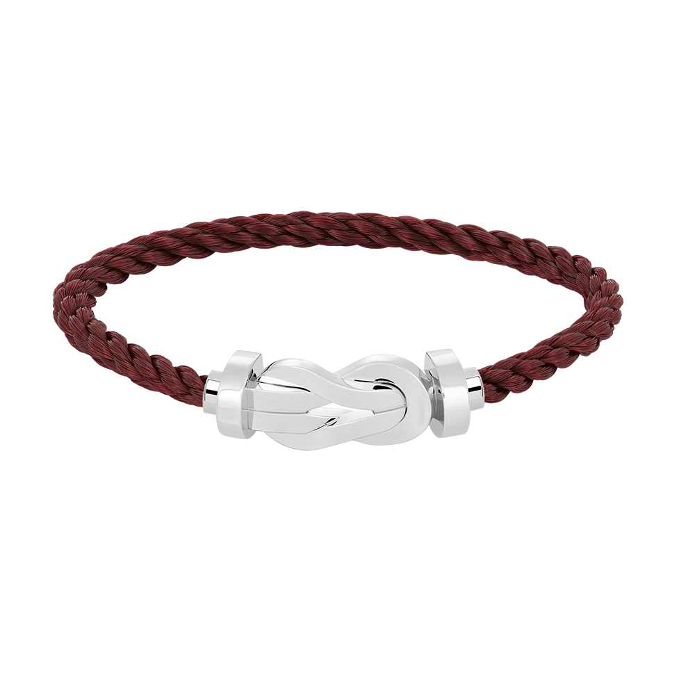 [Luxery]CHANCE LARGE 8 FIGURE BUCKLE NO DIAMOND BRACELET SILVER