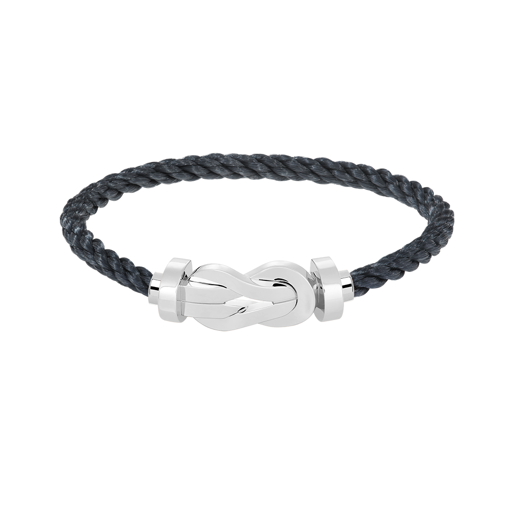 [Luxery]CHANCE LARGE 8 FIGURE BUCKLE NO DIAMOND BRACELET SILVER