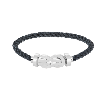 [Luxery]CHANCE LARGE 8 FIGURE BUCKLE NO DIAMOND BRACELET SILVER