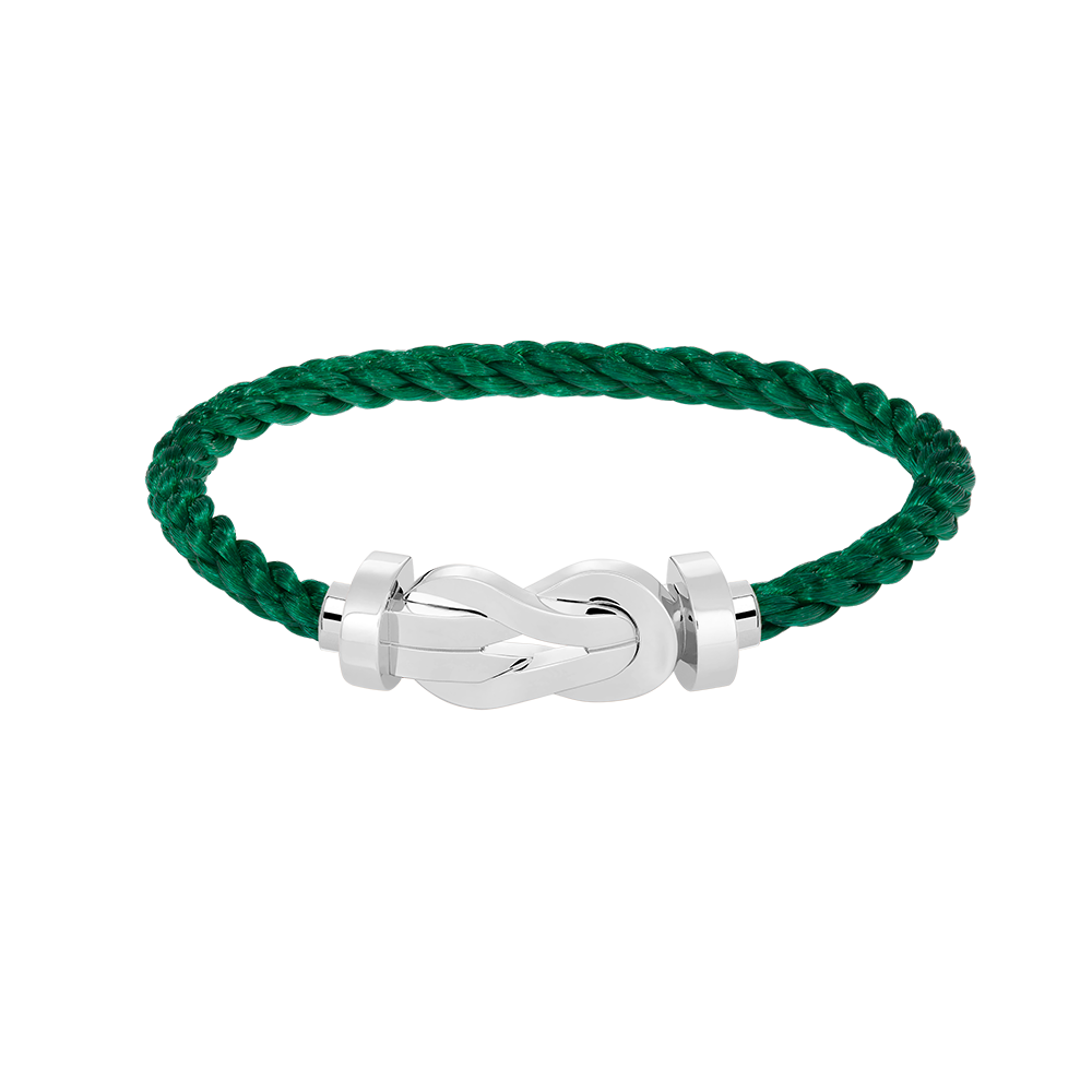 [Luxery]CHANCE LARGE 8 FIGURE BUCKLE NO DIAMOND BRACELET SILVER