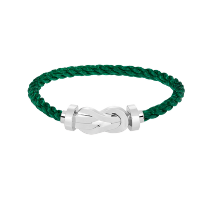 [Luxery]CHANCE LARGE 8 FIGURE BUCKLE NO DIAMOND BRACELET SILVER