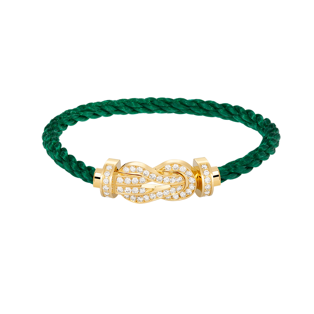 [Luxery]CHANCE LARGE 8 FIGURE BUCKLE FULLDIAMOND BRACELET GOLD