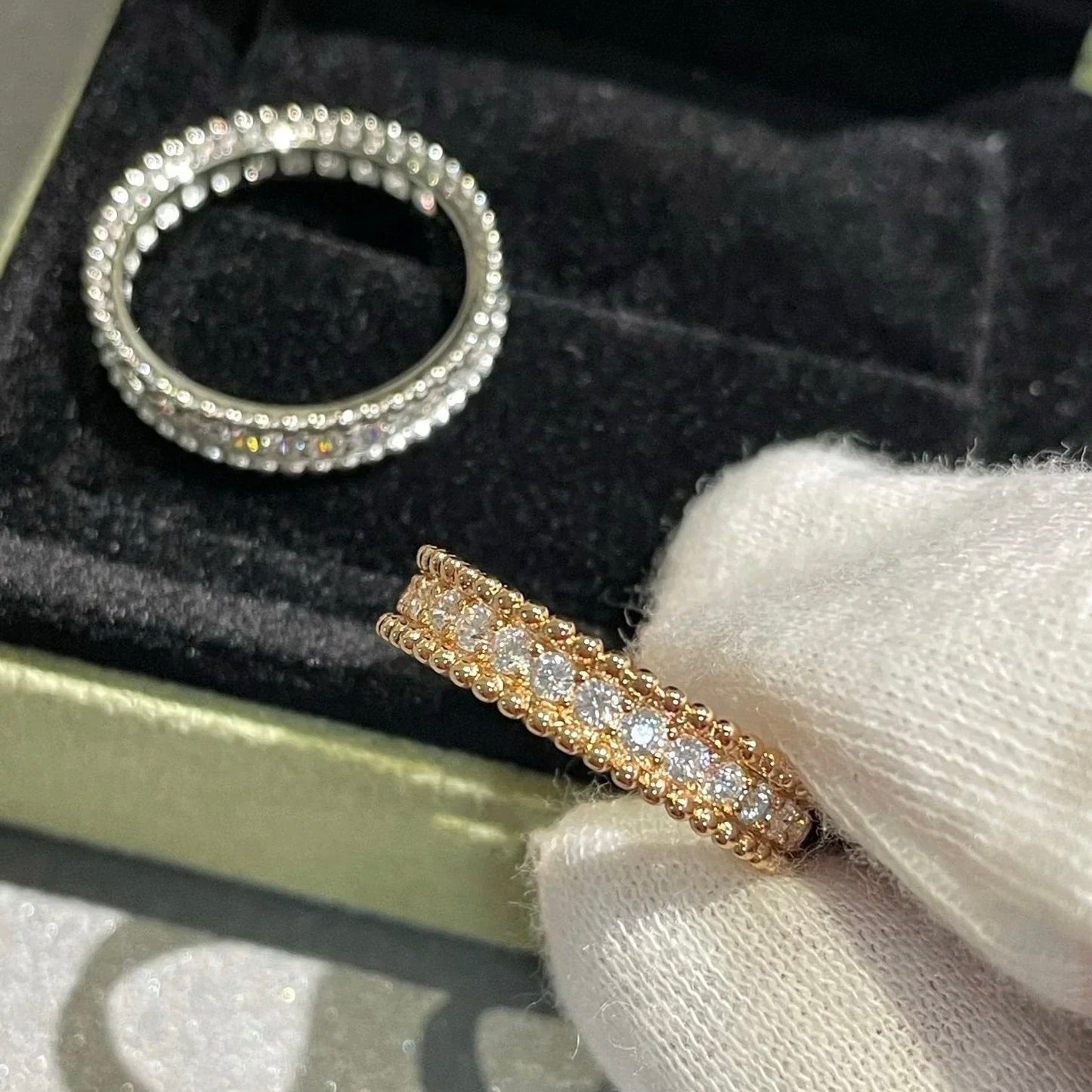[Luxery]PERLEE DIAMOND ROSE GOLD RING