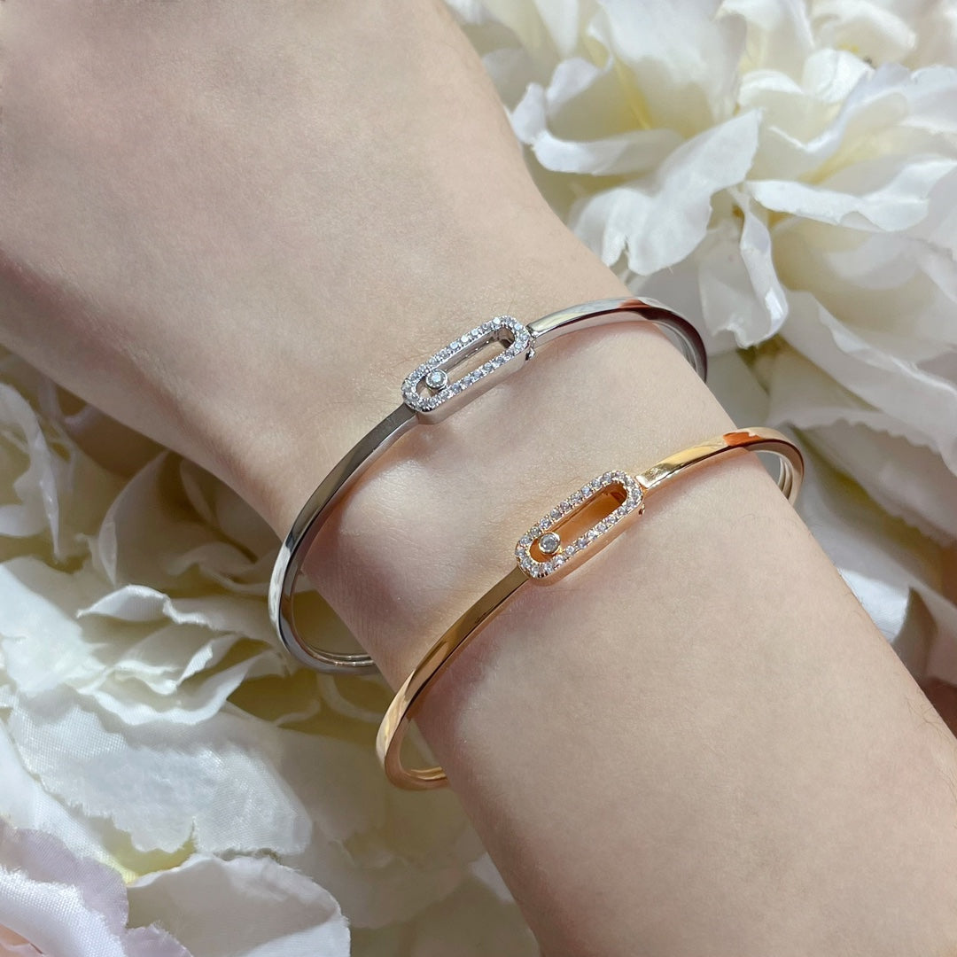 [Luxery]Move Uno pavé flex bangle medium