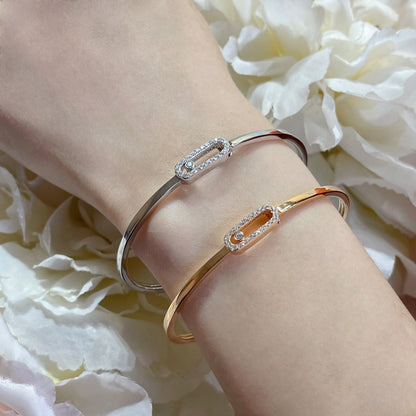 [Luxery]Move Uno pavé flex bangle medium