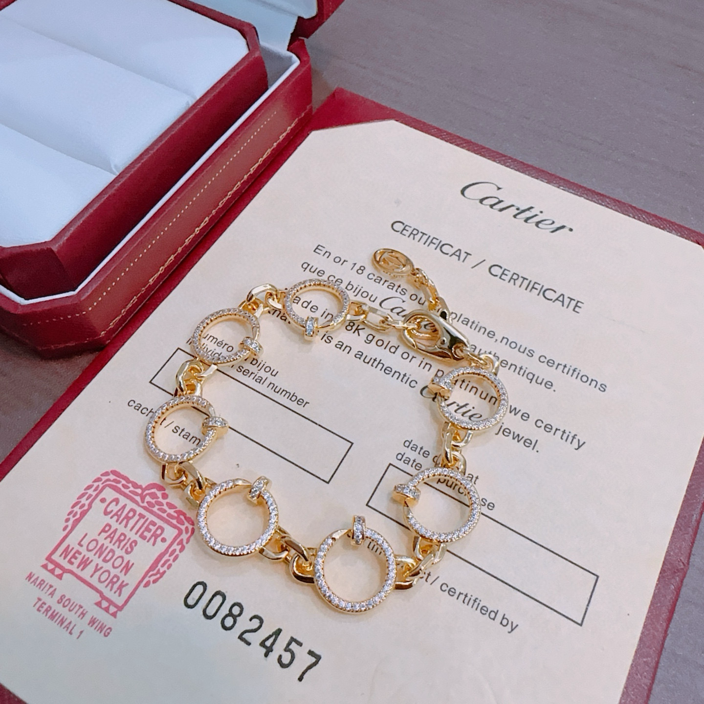 [Luxery Jewelry] LOVE&JUSTE BRACELET DIAMONDS
