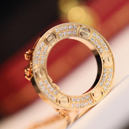 [Luxery]LOVE NECKLACE ADJUSTABLE ROSE GOLD