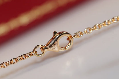 [Luxery]LOVE NECKLACE PINK GOLD AND SILVER