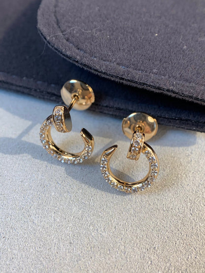[Luxery]JUSTE EARRINGS GOLD DIAMONDS