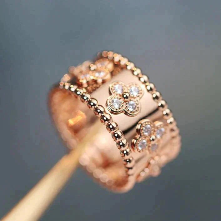[Luxery]CLOVER KALEIDOSCOPE RING 10MM