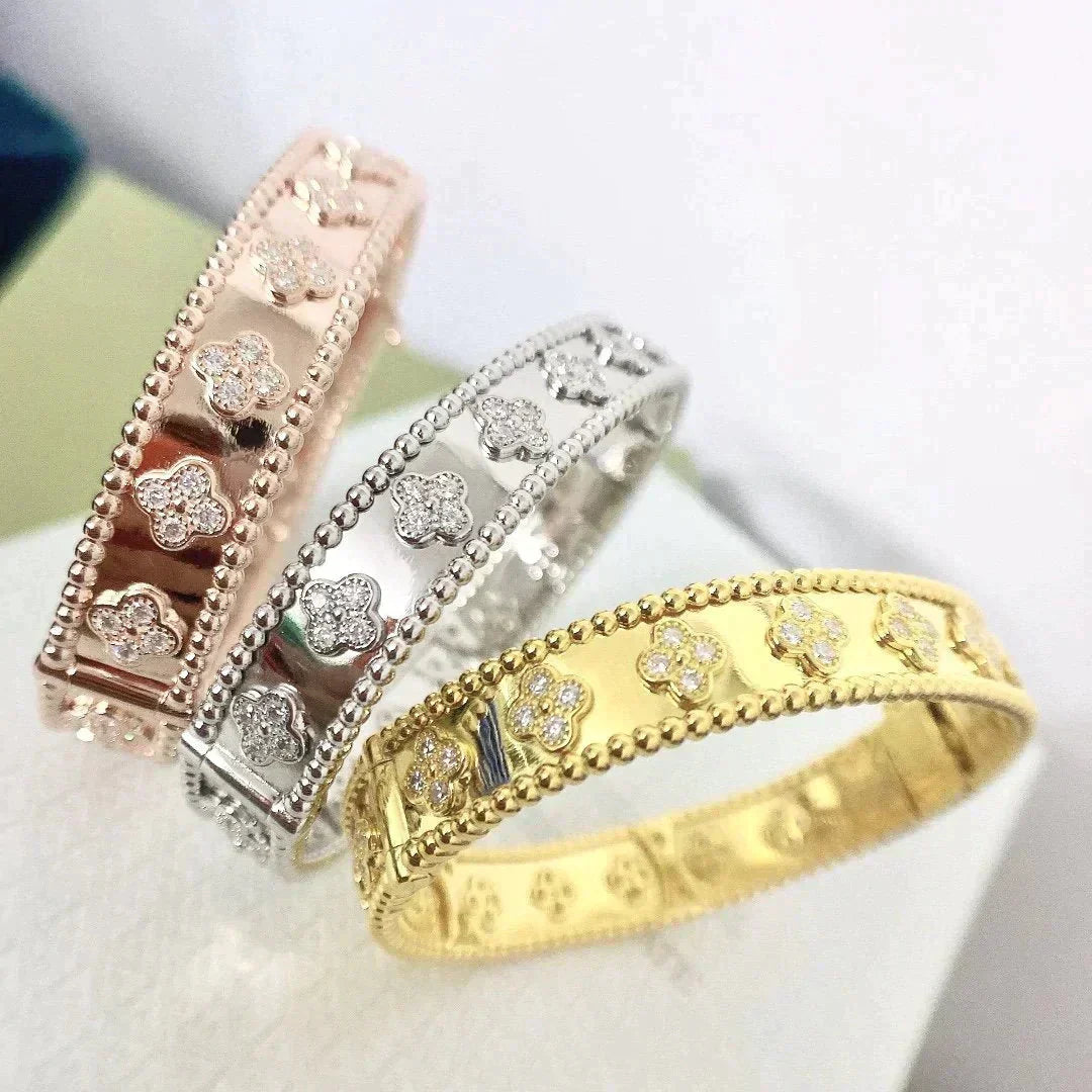 [Luxery]CLOVER BRACELET 8MM DIAMONDS