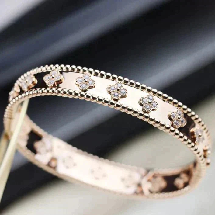 [Luxery]CLOVER BRACELET 8MM DIAMONDS