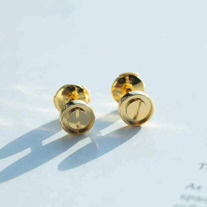 [Luxery]LOVE EARRINGS GOLD 10MM