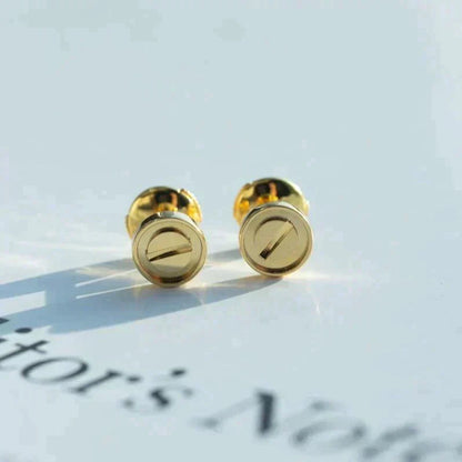 [Luxery]LOVE EARRINGS GOLD 10MM