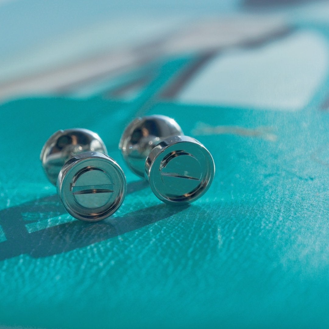 [Luxery]LOVE EARRINGS SILVER 10MM