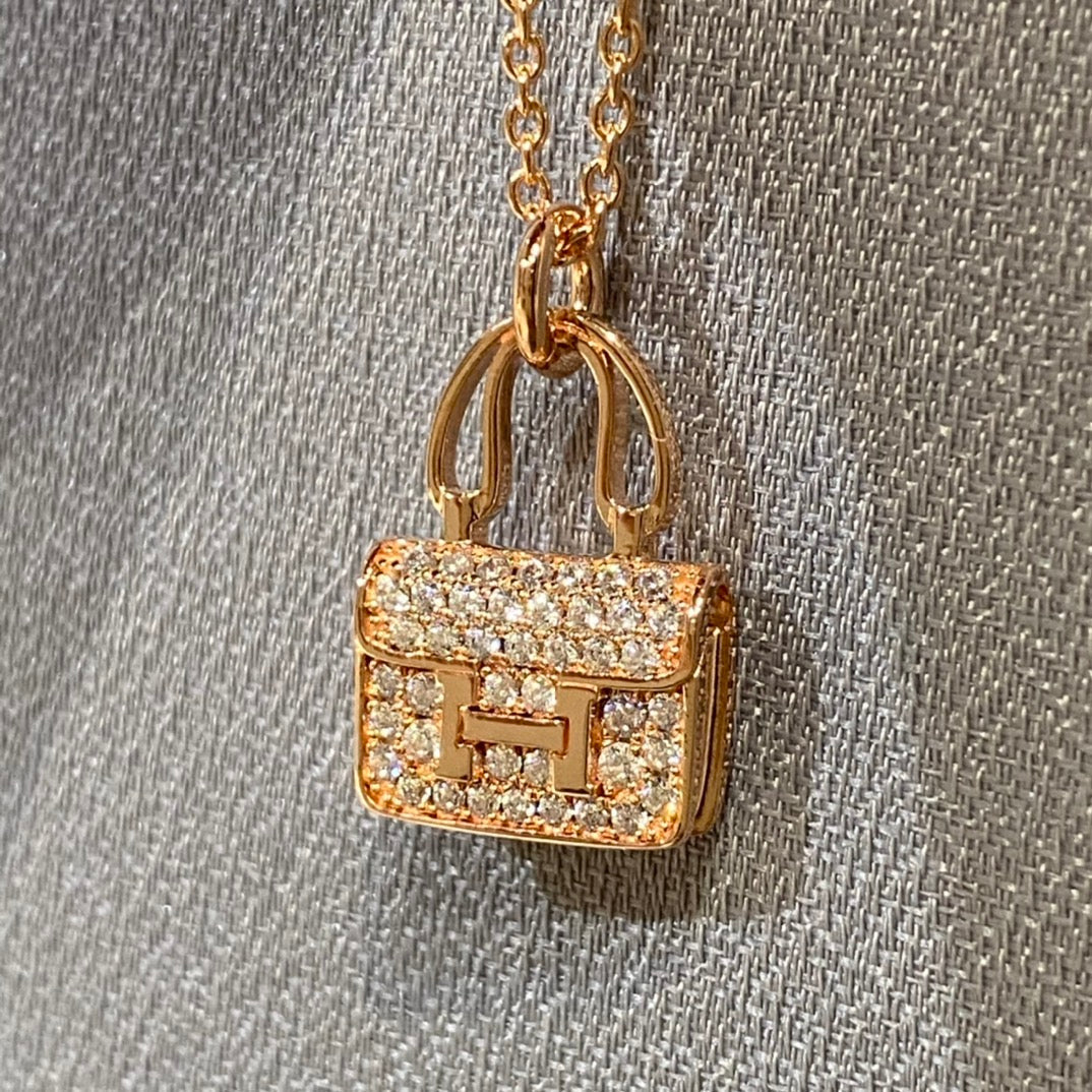[Luxery]CONSTANCE PEDANT DIAMOND NECKLACE