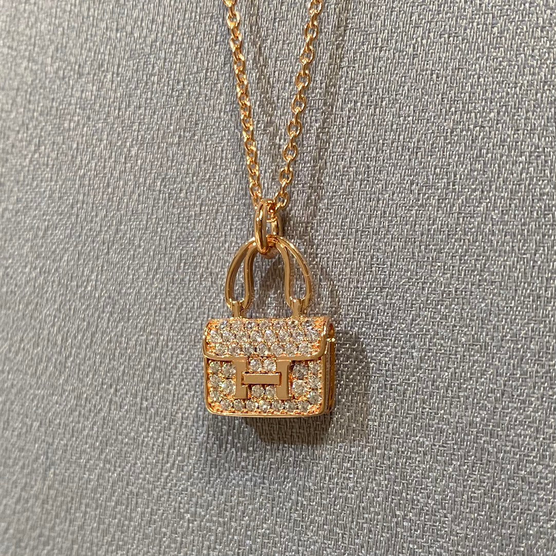 [Luxery]CONSTANCE PEDANT DIAMOND NECKLACE