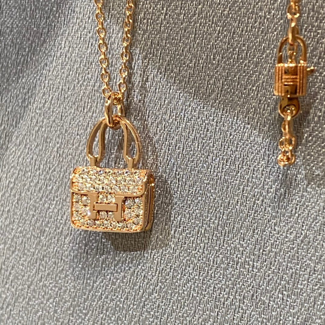 [Luxery]CONSTANCE PEDANT DIAMOND NECKLACE