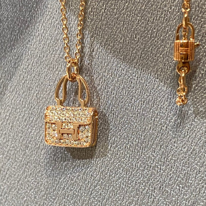 [Luxery]CONSTANCE PEDANT DIAMOND NECKLACE