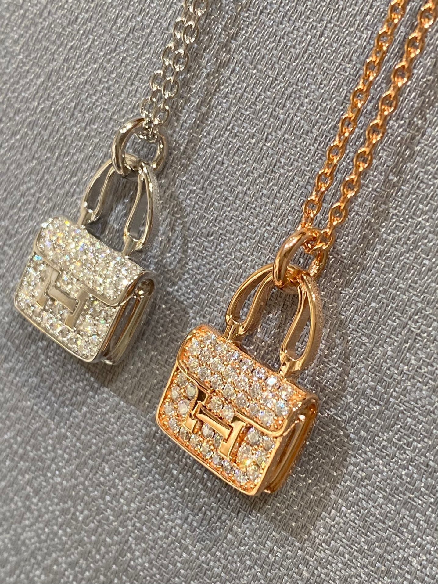 [Luxery]CONSTANCE PEDANT DIAMOND NECKLACE
