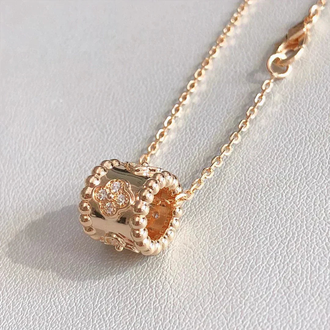 [Luxery]PERLEE PEDANT NECKLACE GOLD / ROSE GOLD
