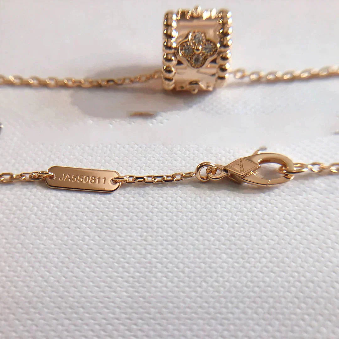 [Luxery]PERLEE PEDANT NECKLACE GOLD / ROSE GOLD