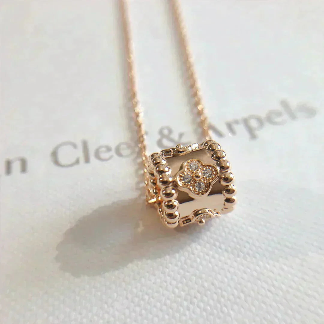 [Luxery]PERLEE PEDANT NECKLACE GOLD / ROSE GOLD