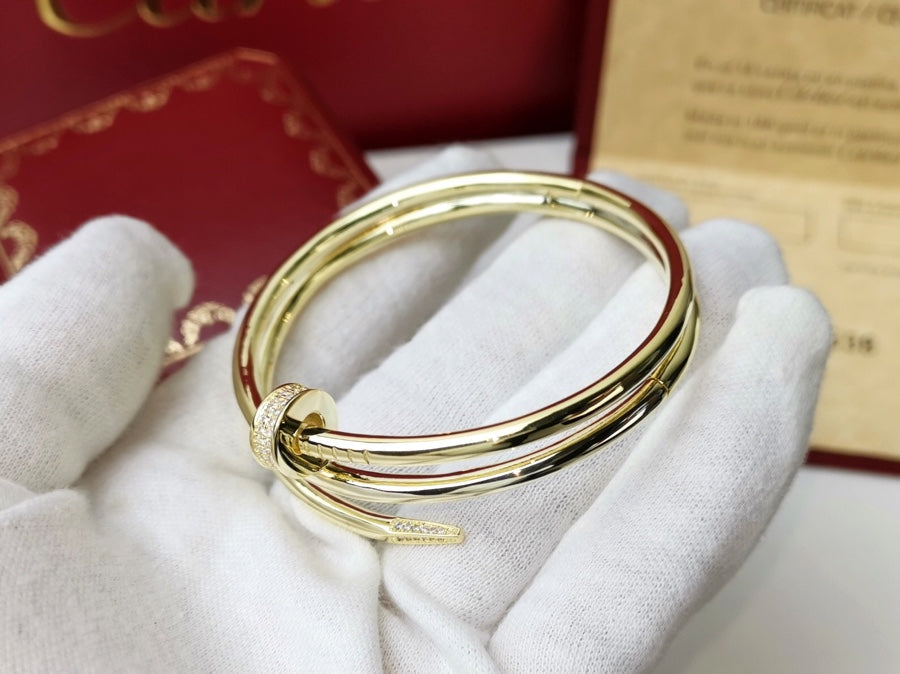[Luxery]JUSTE BRACELET 3.5MM DOUBLE ROW DIAMOND