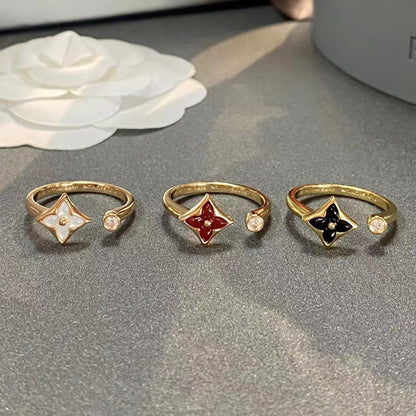 [Luxery]STAR 1 DIAMOND OPEN RING