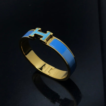 [Luxery]H BRACELET BLUE RAINBOW CERAMIC