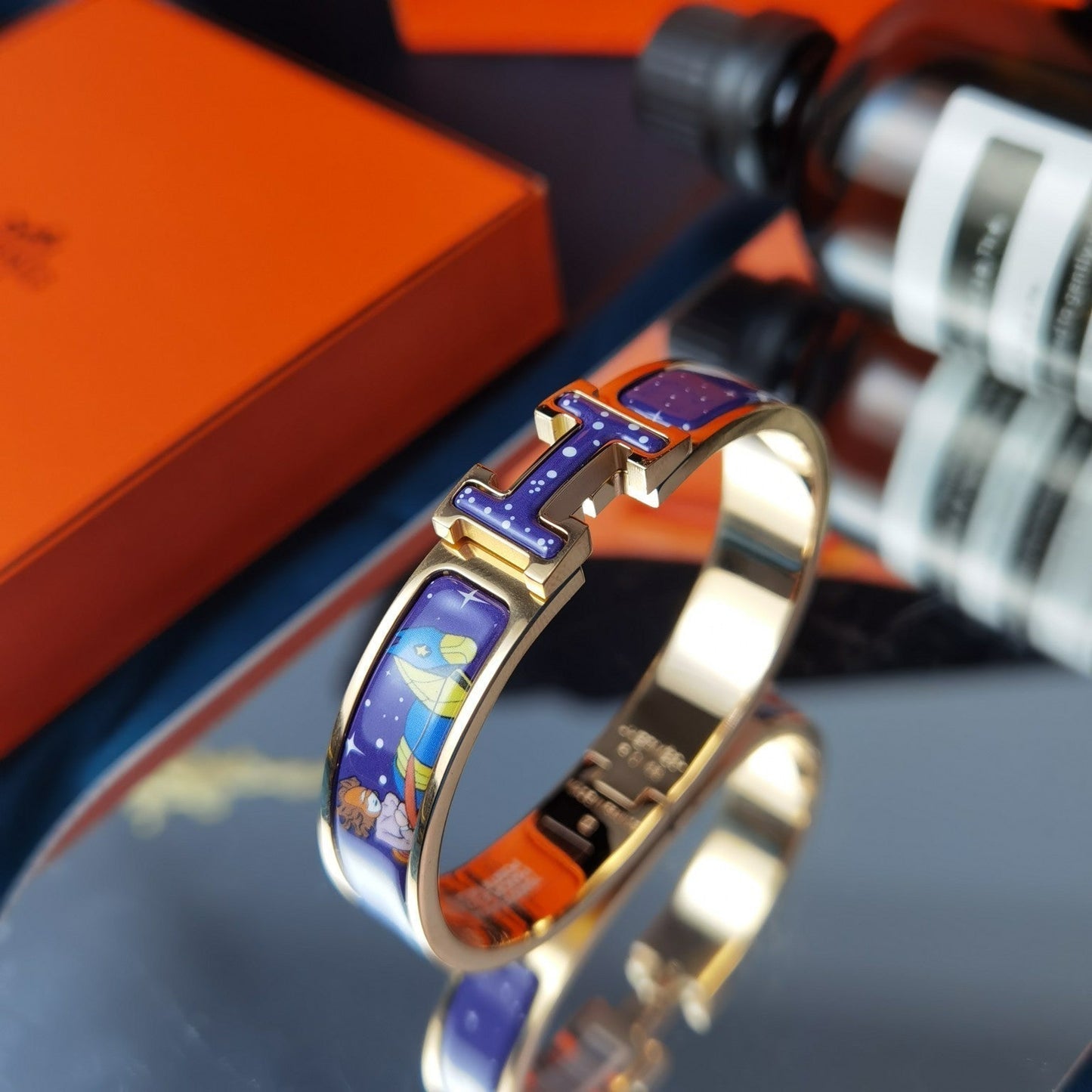 [Luxery]H STAR AND MOON BRACELET 12MM