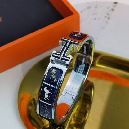 [Luxery]H COUVERTURES DARK BLUE BRACELET