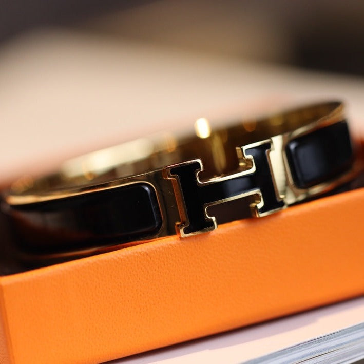 [Luxery]H BRACELET 12MM GOLD