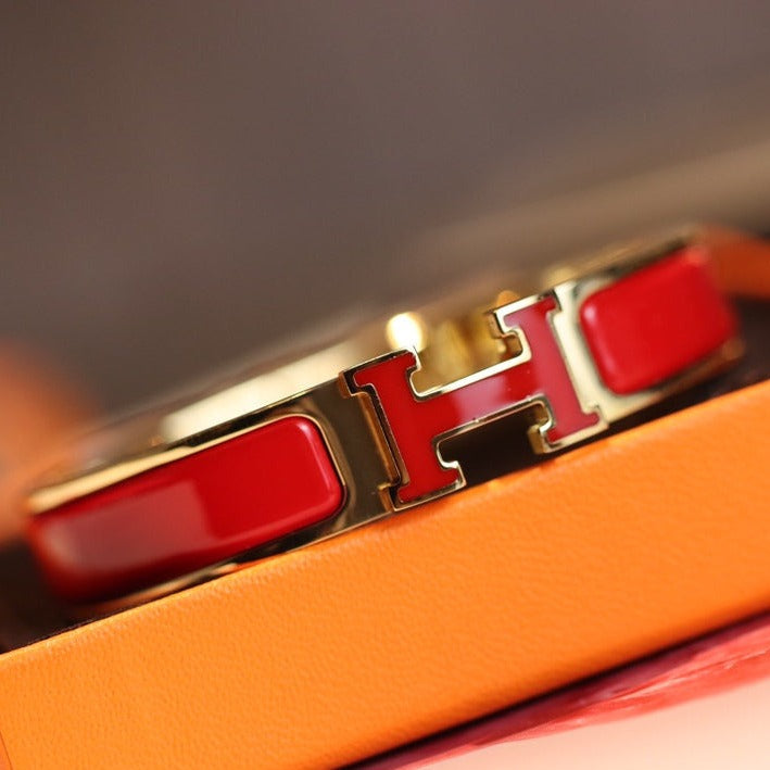 [Luxery]H BRACELET 12MM GOLD