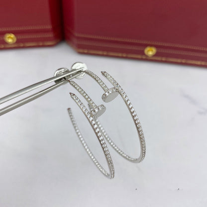 [Luxery]JUSTE EARRINGS FULL DIAMONDS 1.8MM