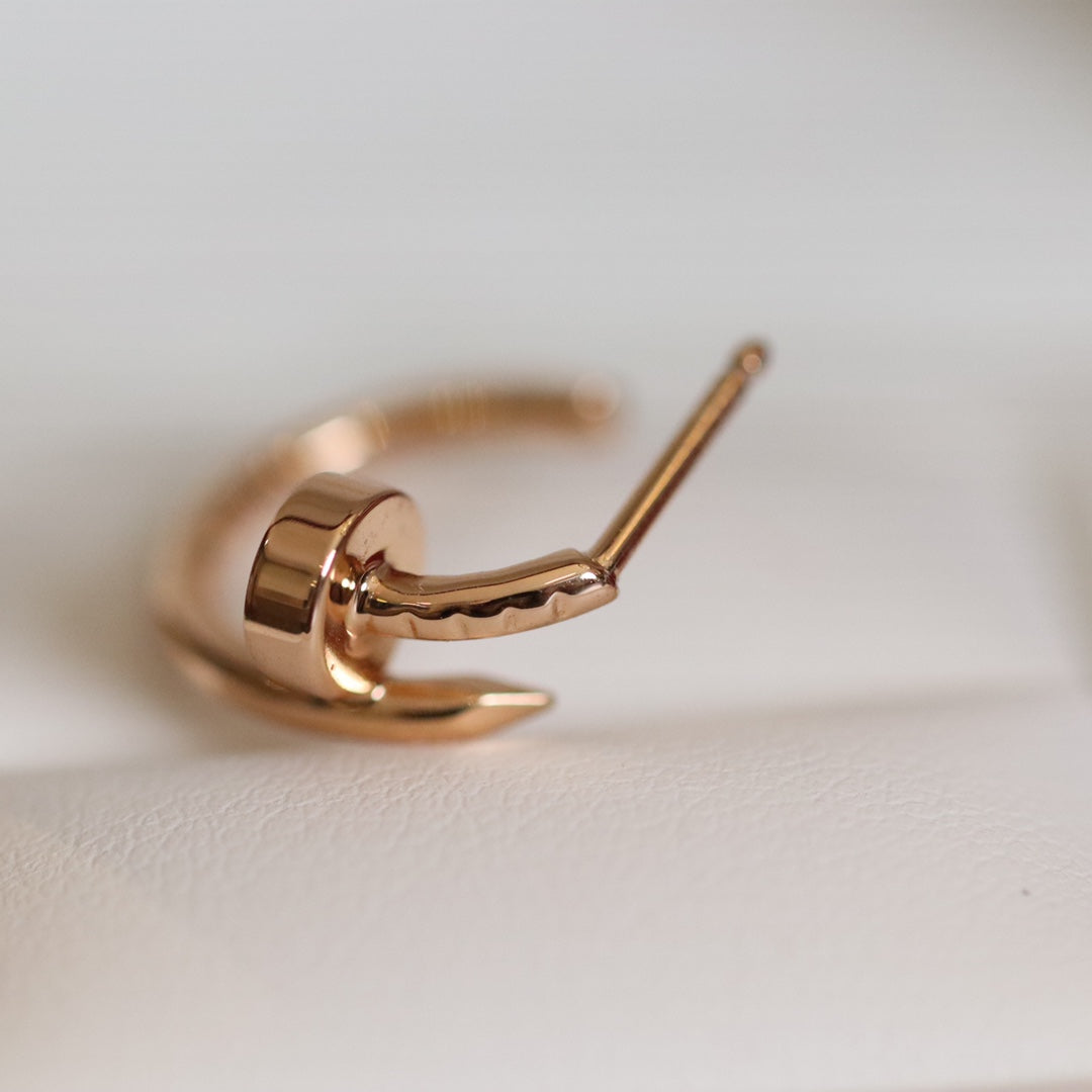 [Luxery]JUSTE EARRINGS PINK GOLD