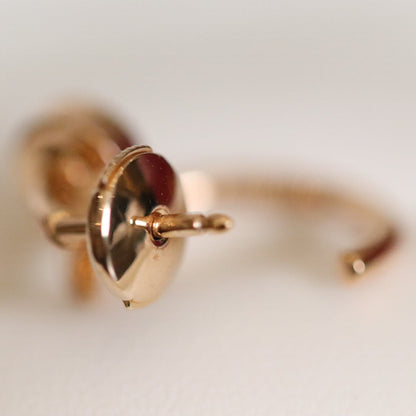 [Luxery]JUSTE EARRINGS PINK GOLD