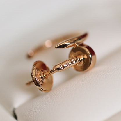 [Luxery]JUSTE EARRINGS PINK GOLD