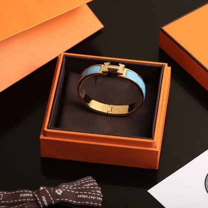 [Luxery]H CLOUD BLUE BRACELET GOLD DIAMOND
