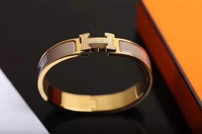 [Luxery]H BRACELET GOLD DIAMOND