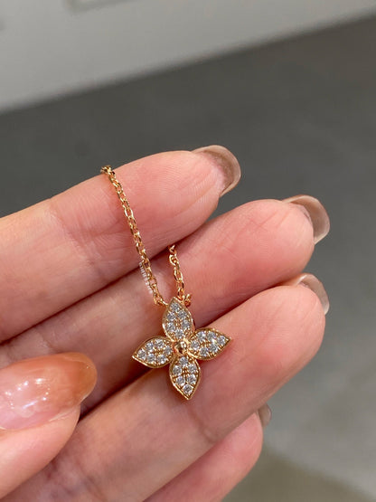 [Luxery]STAR DIAMOND NECKALCE
